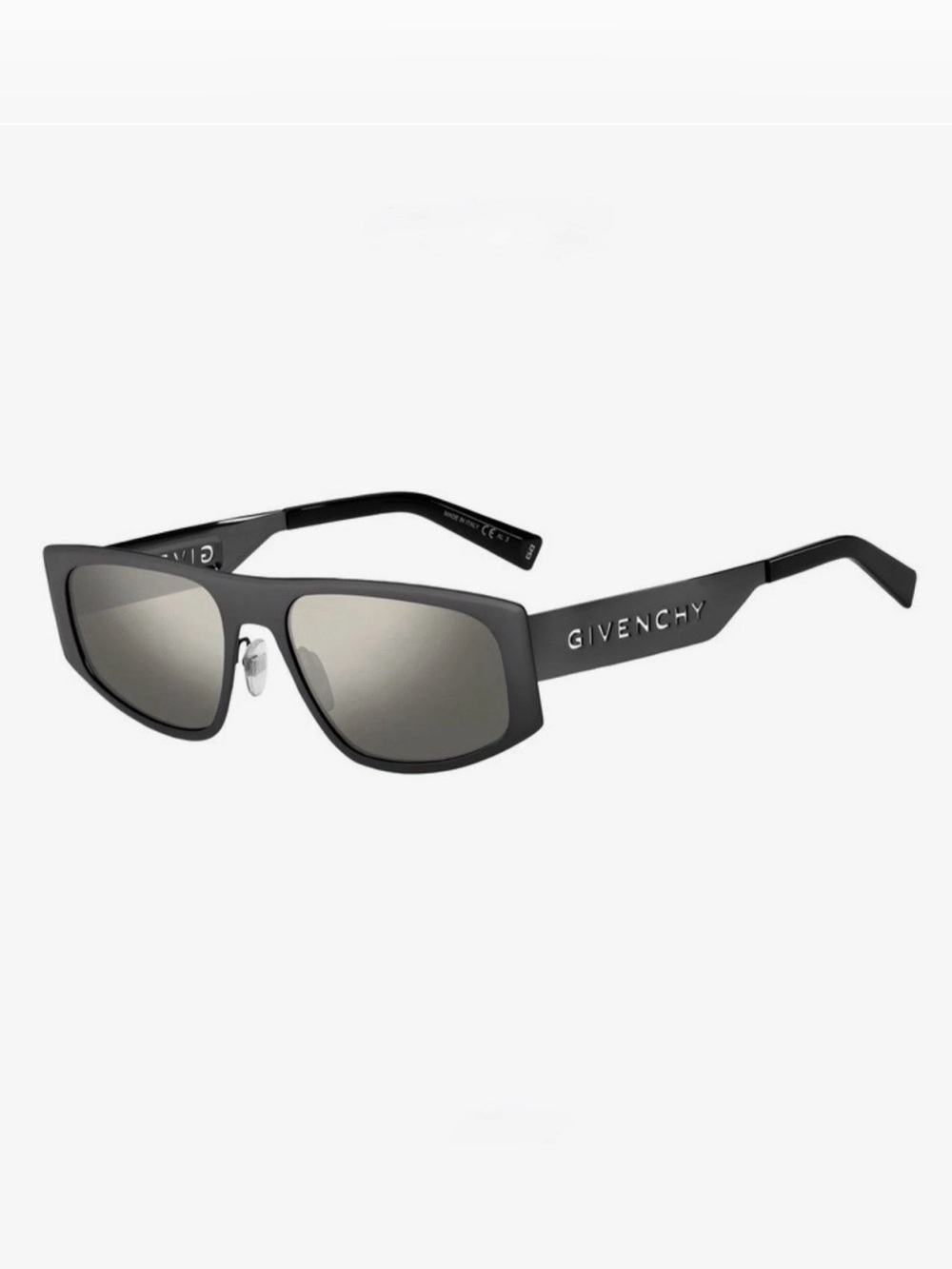 NEW Givenchy GV7204S Women Dark Ruthenium Black Geometric Sunglasses 57-18-145
